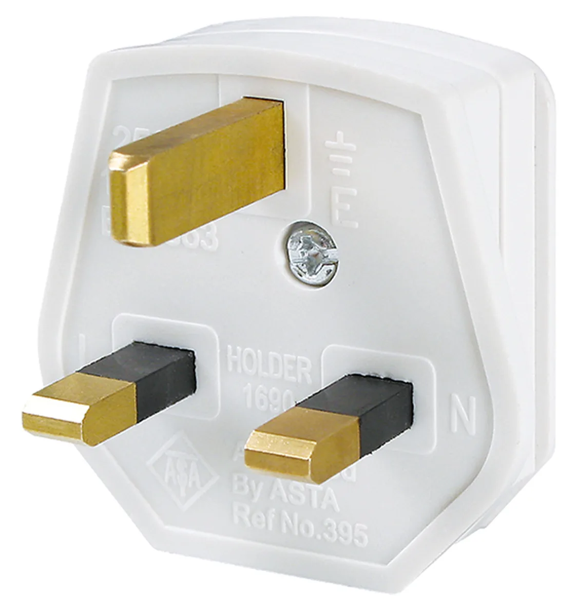 Bachmann Netzanschluss - 3-polig (S) - 250 V - Weiß, Ansicht 2
