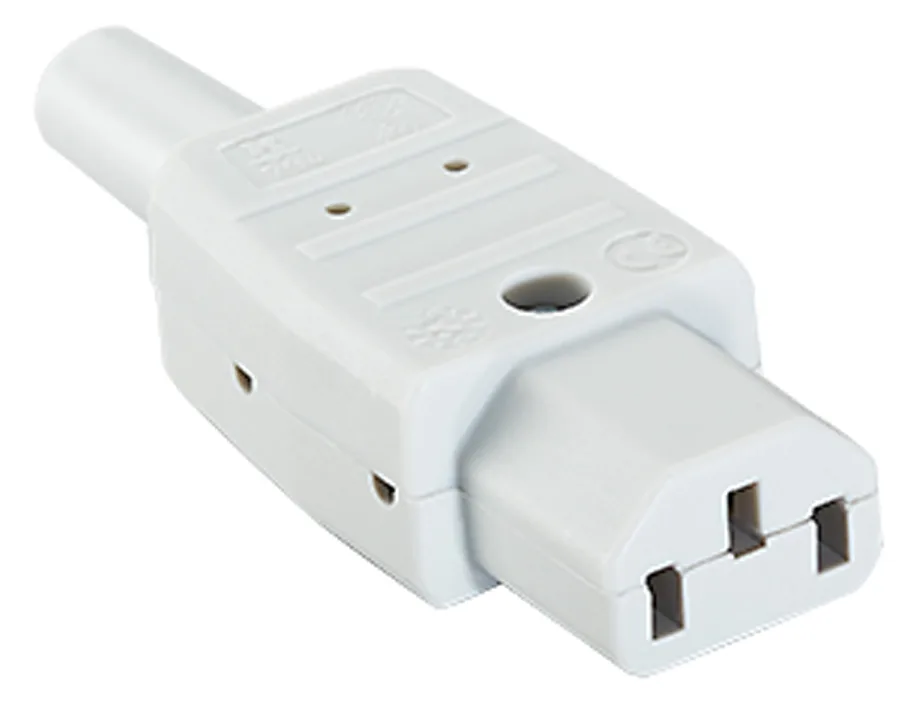 Bachmann Netzanschluss - IEC 60320 C13 - Grau, Ansicht 2