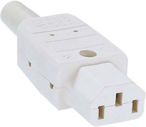 Bachmann Netzanschluss - IEC 60320 C13 - weiß von LumaTech