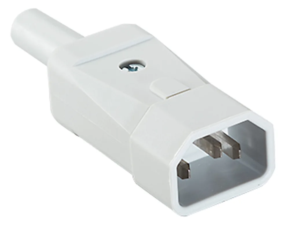 Bachmann Netzanschluss - IEC 60320 C14 - Grau, Ansicht 2