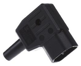 Bachmann Netzanschluss - IEC 60320 C14 rechtwinklig zu Schraubklemme von LumaTech