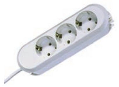 Bachmann SMART - Steckdosenleiste - Ausgangsanschlüsse: 3 (3 x Strom Typ F)
