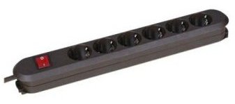 Bachmann SMART - Steckdosenleiste - Ausgangsanschlüsse: 6 - Braun
