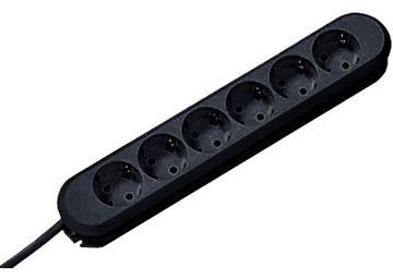 Bachmann SMART - Steckdosenleiste - Ausgangsanschlüsse: 6 (Stromversorgung) - Schwarz von LumaTech