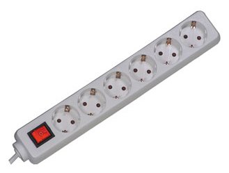 Bachmann SMART - Steckdosenleiste - Wechselstrom 230 V - Ausgangsanschlüsse: 6 (CEE 7/7)