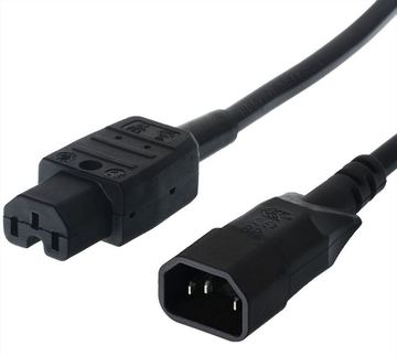 Bachmann Stromkabel - IEC 60320 C14 zu IEC 60320 C15 von LumaTech
