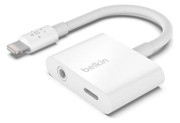 Belkin 3.5 mm Audio + Charge RockStar - Lightning zu Kopfhörer Anschluss / Ladeadapter - Lightning (M) von LumaTech