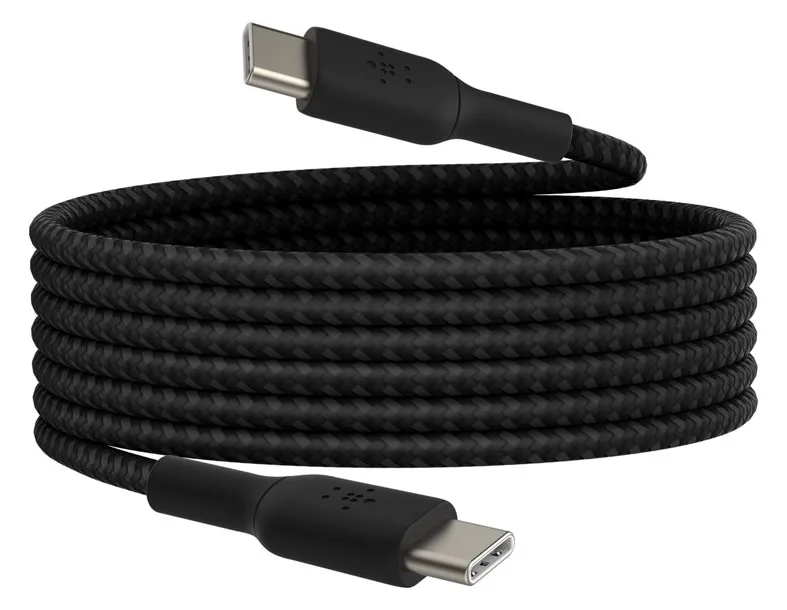 Belkin BoostCharge - USB-Kabel - 24 pin USB-C (M) - 2 m schwarz, Ansicht 5