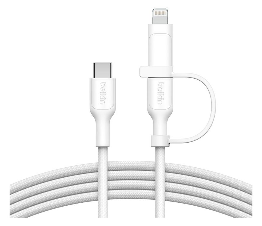 Belkin BoostCharge Pro 2-in-1 - USB-Kabel - 24 pin USB-C (M) von LumaTech
