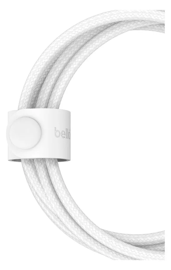 Belkin BoostCharge Pro 2-in-1 - USB-Kabel - 24 pin USB-C (M) - Weiß, Ansicht 3