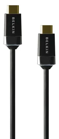 Belkin High Speed HDMI 2m - 2 m - HDMI Typ A (Standard) - HDMI Typ A (Standard) - Schwarz, Ansicht 2