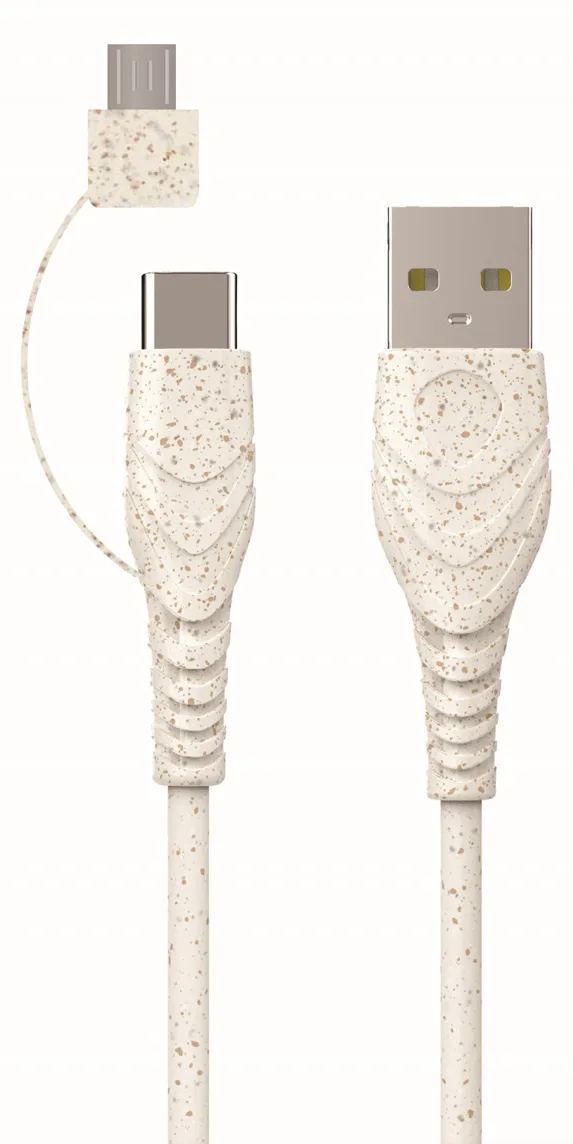 BIOnd USB-A to Type-C+Micro 3A 1.2M - Kabel - Digital/Daten, Ansicht 2