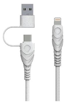 BIOnd USB-C to Lightning&USB-A 3A 1.2M - Kabel - Digital/Daten von LumaTech