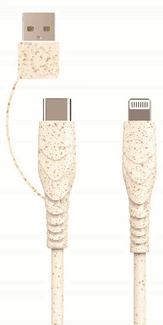 BIOnd USB-C to Lightning&USB-A 3A 1.2M - Kabel - Digital/Daten, Ansicht 2