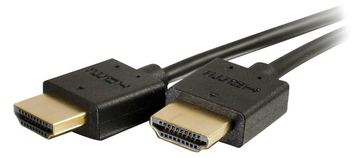 C2G 3ft 4K HDMI Cable - Ultra Flexible Cable with Low Profile Connectors von LumaTech