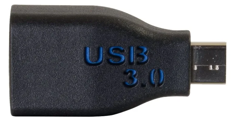 C2G USB C to USB A Adapter - USB C to USB Adapter - 5Gbps - Black - M/F - USB-Adapter - USB Typ A (W), Ansicht 4
