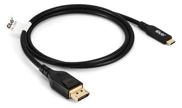 Club 3D Adapterkabel - 24 pin USB-C (M) zu DisplayPort (M) von LumaTech