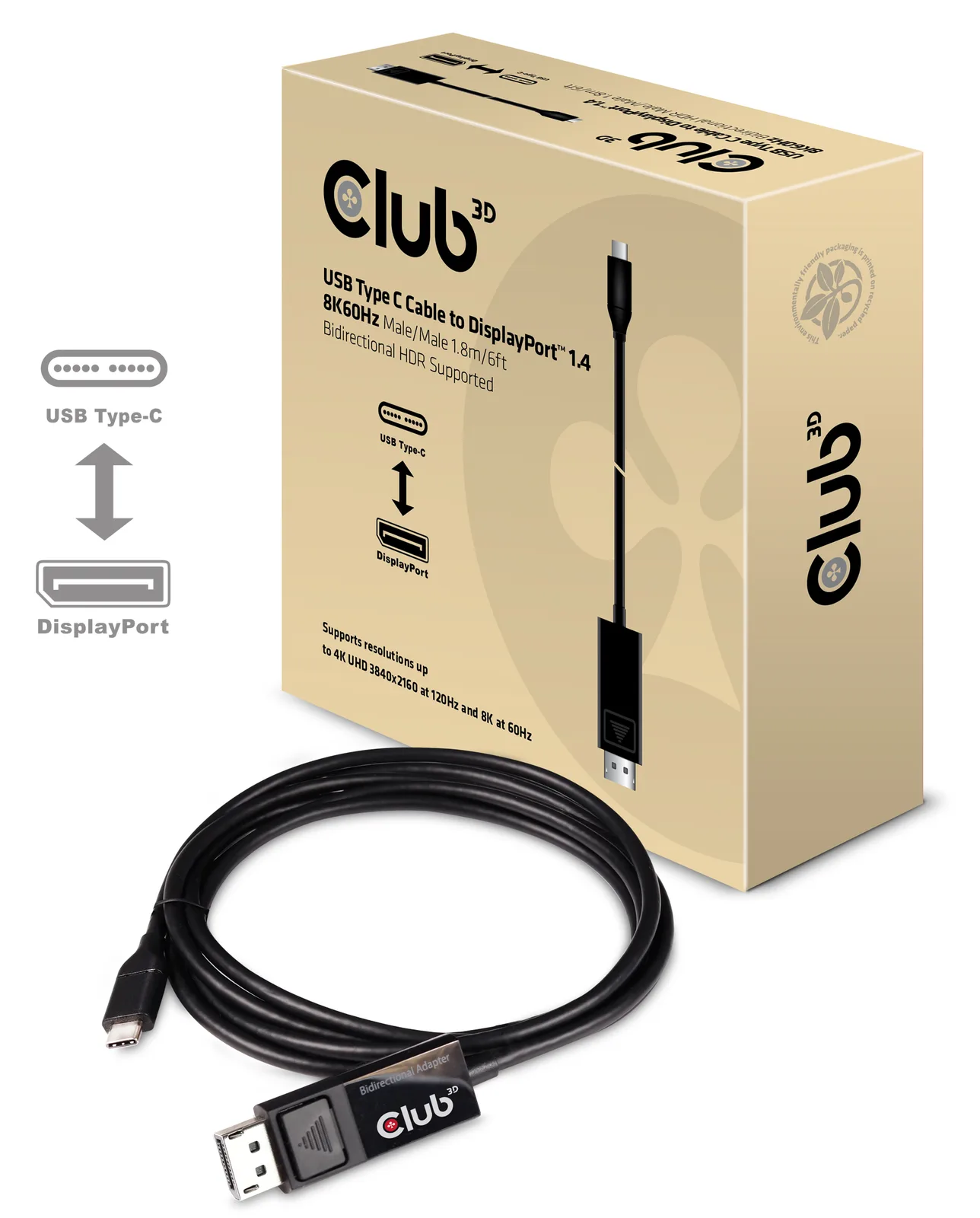 Club 3D CAC-1557 - Externer Videoadapter - USB-C, Ansicht 4