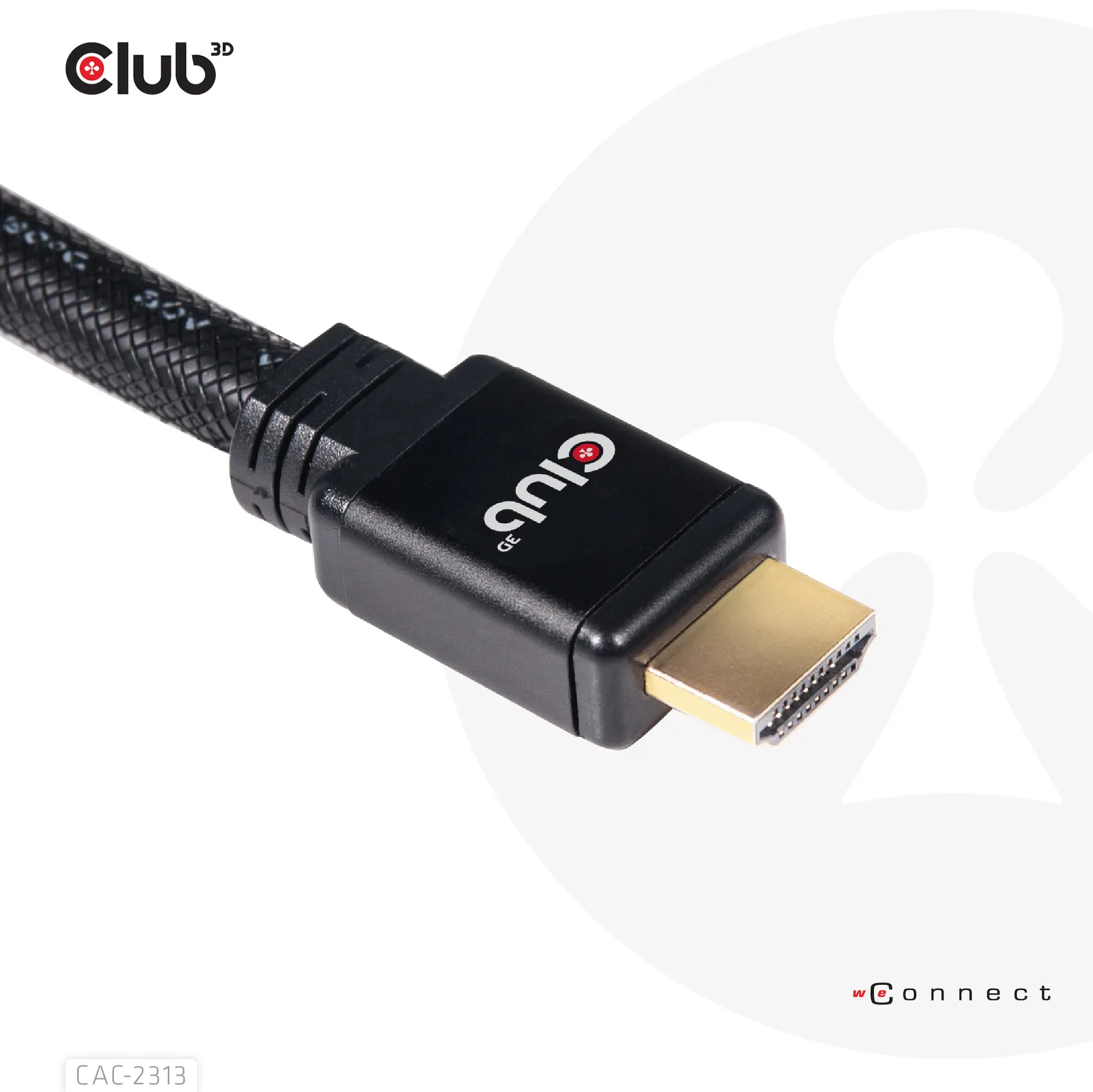 Club 3D CAC-2313 - HDMI mit Ethernetkabel - HDMI (M) - bis HDMI (M) - 10 m - RedMere Technology - 4K Unterstützung, Ansicht 2