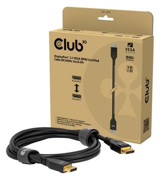 Club 3D DisplayPort 2.1 VESA DP80 Kabel 8K 240Hz St./St. schwarz - Kabel - Digital/Display/Video von LumaTech