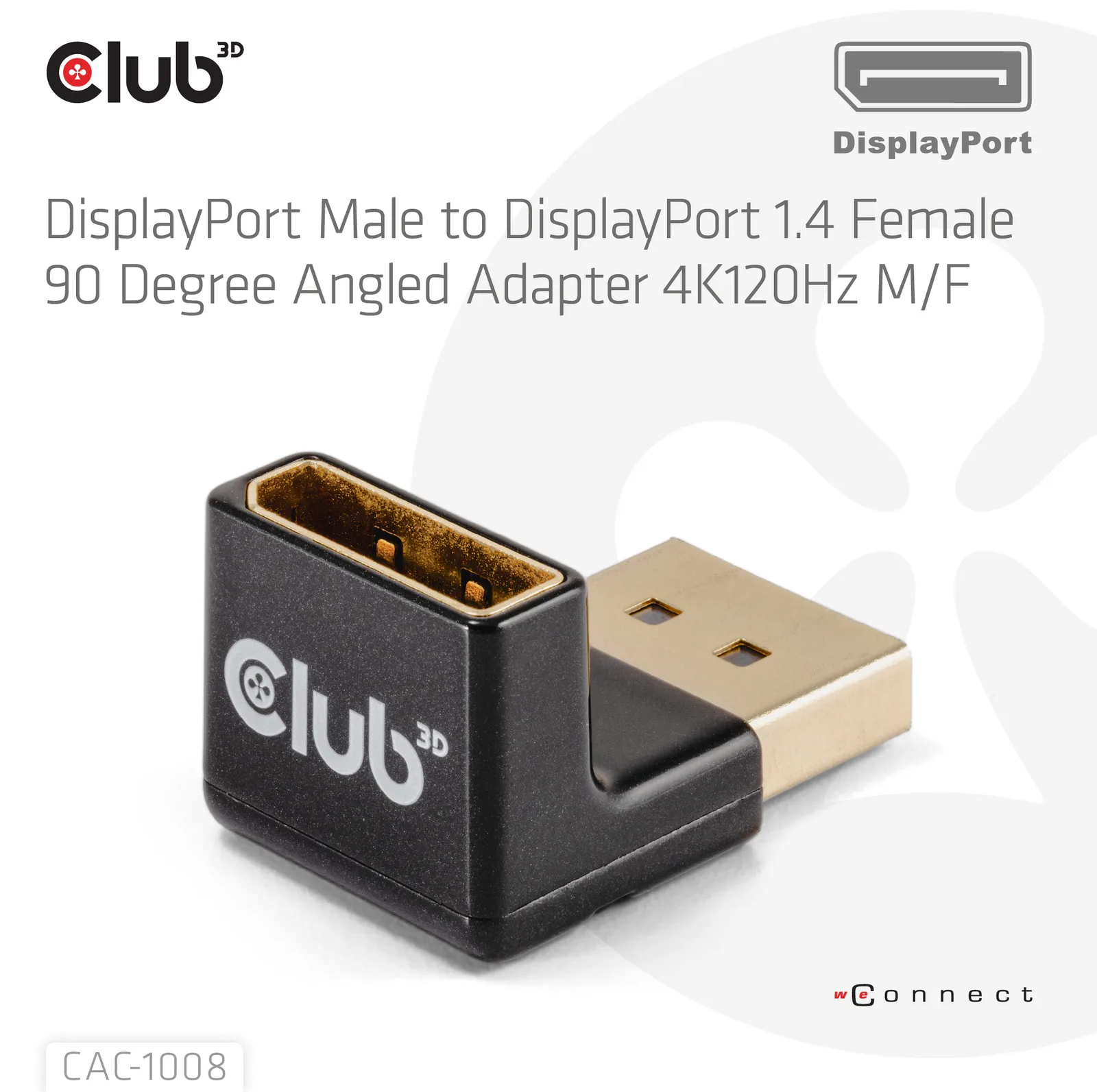 Club 3D DisplayPort-Adapter - DisplayPort (M), Ansicht 2