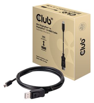 Club 3D DisplayPort-Kabel - DisplayPort (M) - bis Mini DisplayPort (M) - 2 m - eingerastet von LumaTech