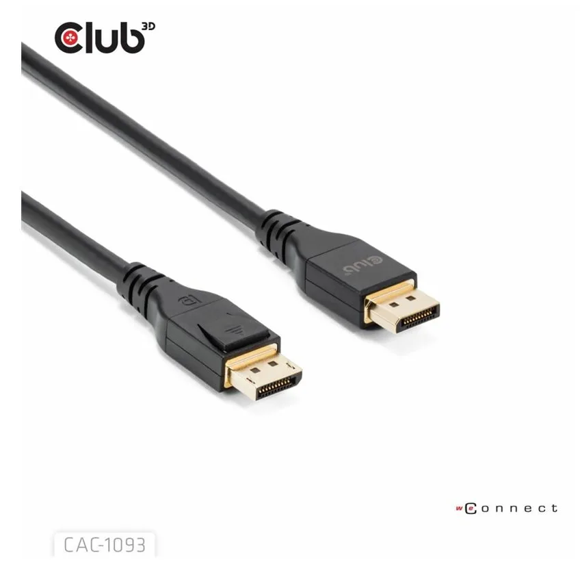 Club 3D DP-Kabel 2.1 DP54 zertifiziert 3m 8K120Hz St/St retail - Kabel - Kabel, Ansicht 3