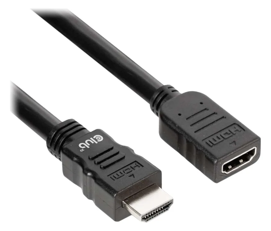 Club 3D HDMI-Verlängerungskabel - HDMI männlich zu HDMI weiblich, Ansicht 3