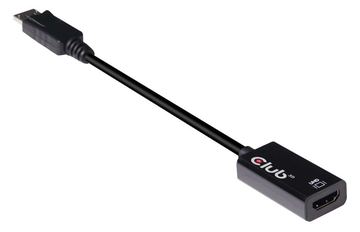 Club 3D Video- / Audio-Adapter - DisplayPort (M) - bis HDMI (W) - 19.17 cm - 4K Unterstützung von LumaTech