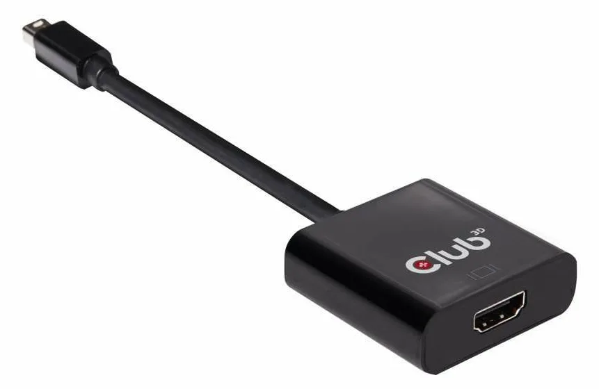 Club 3D Video- / Audio-Adapter - Mini DisplayPort (M) - bis HDMI (W) - 20.3 cm - 4K Unterstützung, Ansicht 2