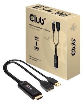 Club 3D Videoadapter - HDMI männlich zu DisplayPort weiblich von LumaTech