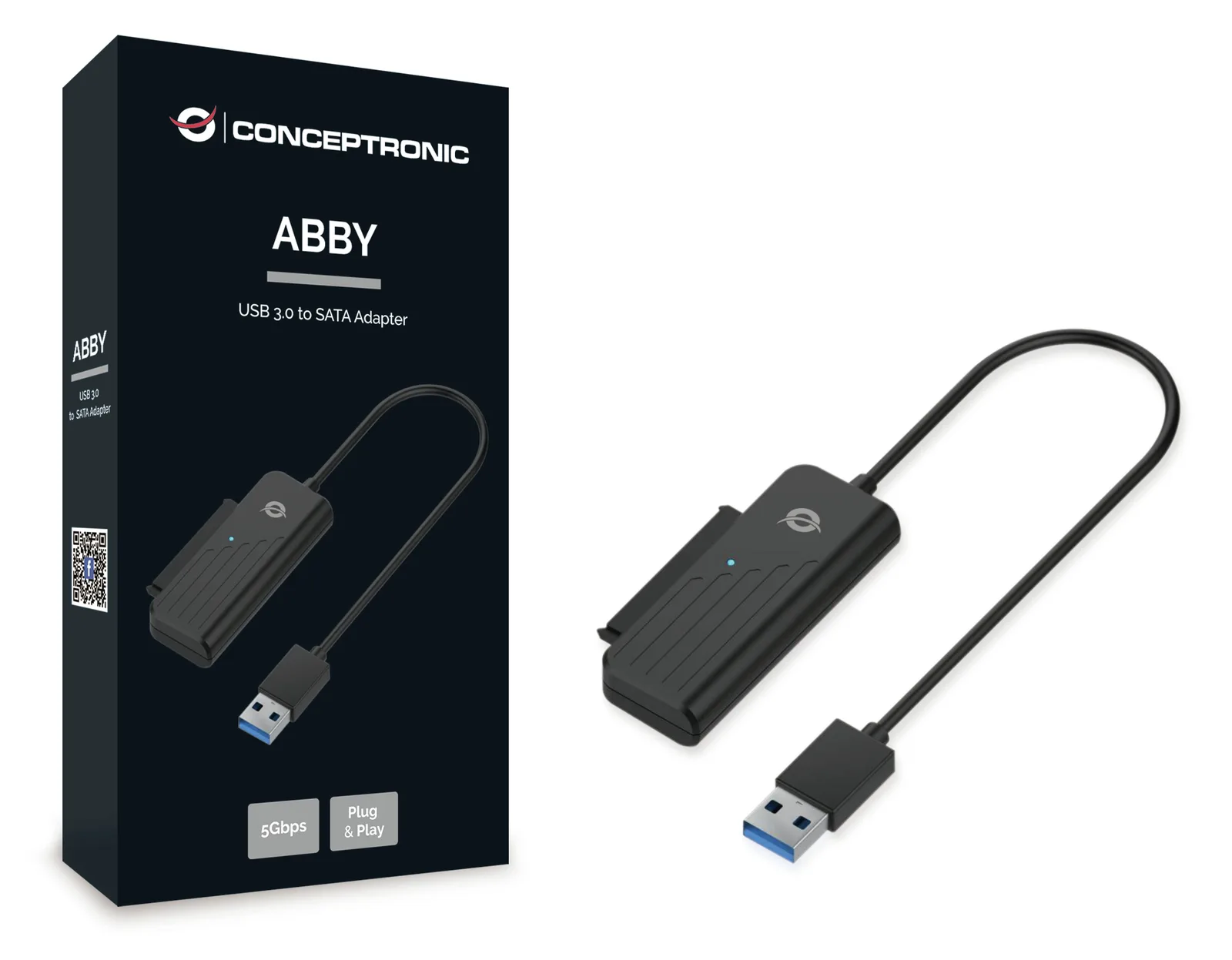 Conceptronic ABBY - Speicher-Controller - 2.5 (6.4 cm) - 6 Gbit/s, Ansicht 2