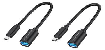Conceptronic ABBY11B OTG-Adapter für USB-C zu USB-A 2er Pack - 20cm - 0,2 m - USB C - USB A - USB 3.2 Gen 1 (3.1 Gen 1) von LumaTech