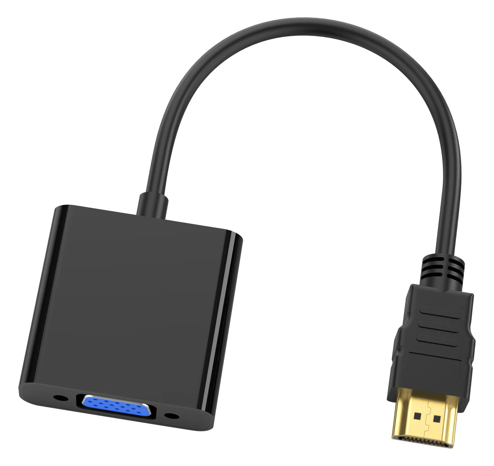 Conceptronic Adapter HDMI -> VGA 1080p 60Hz sw - Adapter - Digital/Display/Video, Ansicht 4