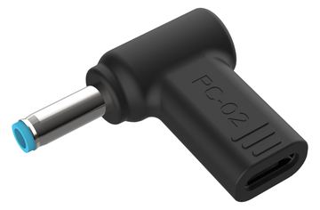 Conceptronic Adapter USB-C -> DC Dell 4.5x3.0mm 18-20V sw - Adapter von LumaTech