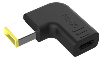Conceptronic Adapter USB-C -> DC Lenovo Slim Tip 18-20V sw - Adapter von LumaTech