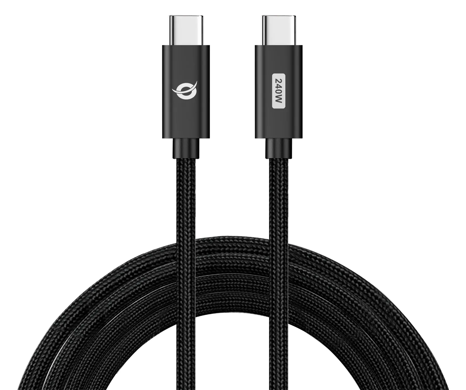 Conceptronic ETTA03B20 USB C-C PD 3.1 240W Schnellladekabel, 2m, 48V 5A, 480Mbps, E-Mark, 2 m, USB C, USB C, USB 2.0, Ansicht 2