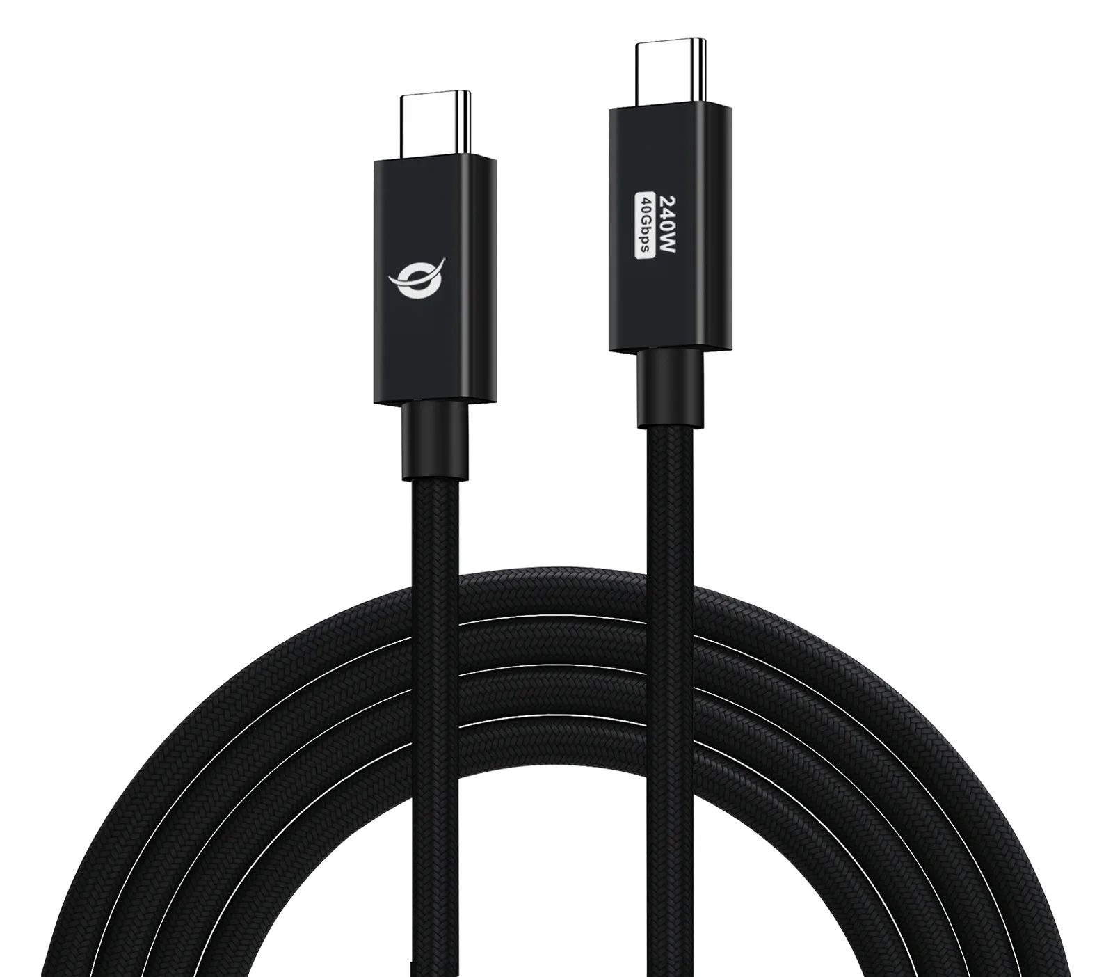 Conceptronic ETTA04B20 USB 4.0 Gen 3 C-C PD 3.1 240W Kabel, 2m, 48V 5A, 40Gbps, 8K60Hz, E-Mark, 2 m, USB C, USB C, Ansicht 4