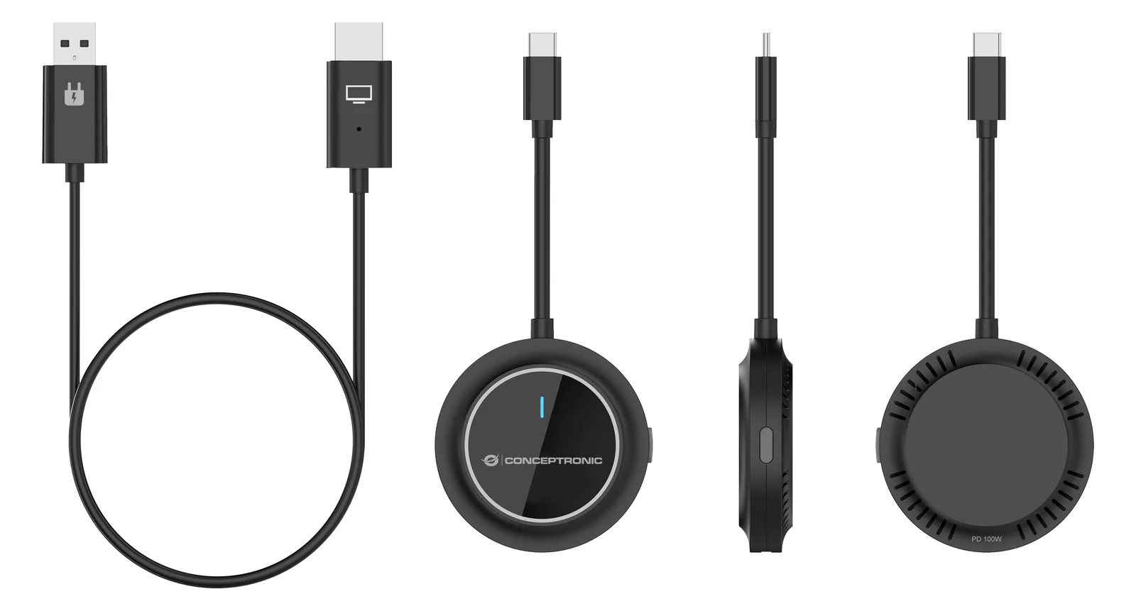 Conceptronic Wireless Usb-C to Hdmi Display Kit 1080p - Kabel-/Adapterset - Digital/Daten, Ansicht 2