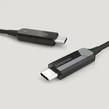 Corning AOC-CCU6JPN015M20 - USB C - USB C - 15 m - Schwarz - 40 Gbit/s - Faseroptik, Ansicht 2
