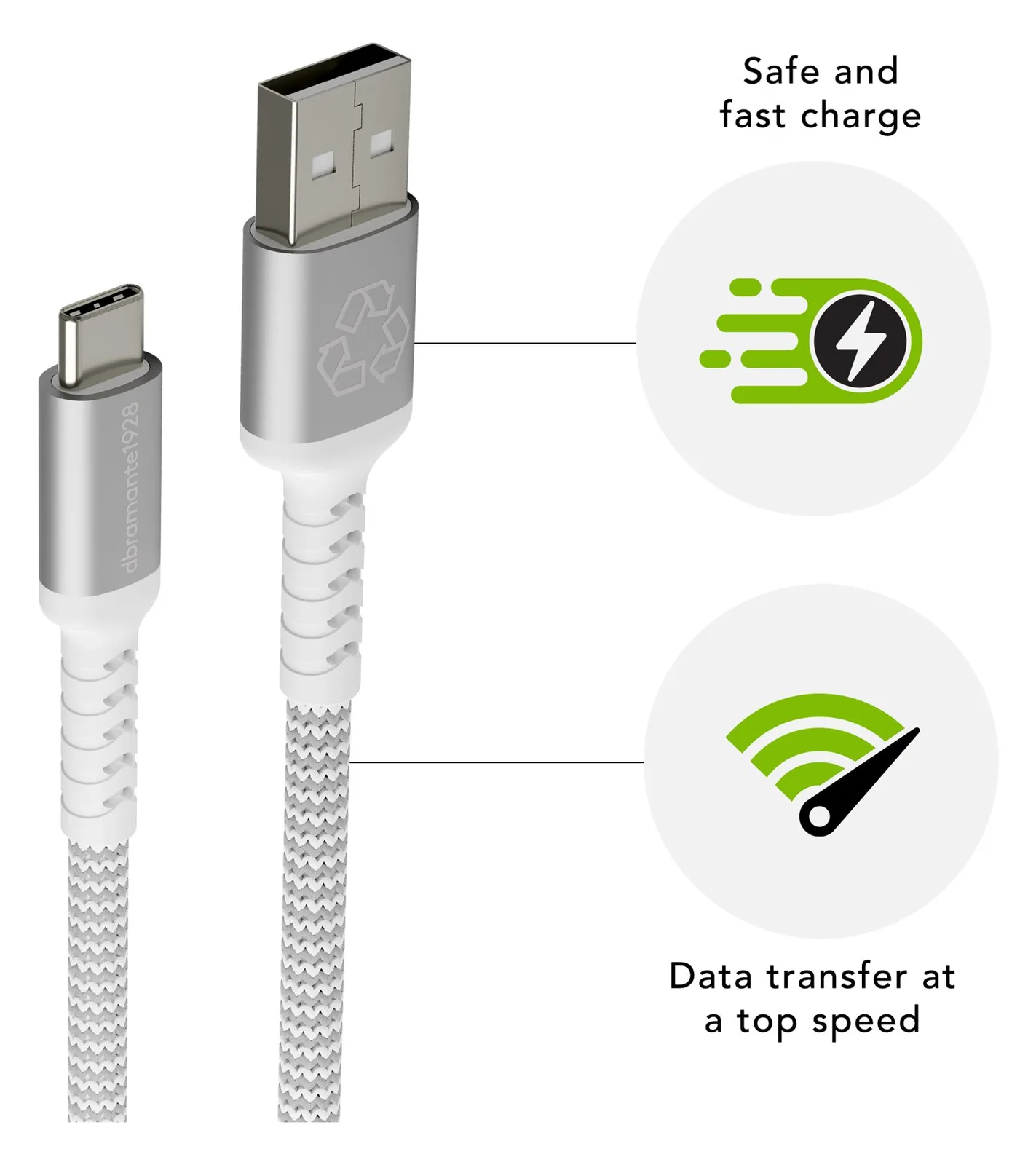 dbramante1928 re-charge - USB-Kabel - USB (M), Ansicht 2