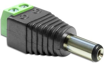 Delock Adapter DC 2.1 x 5.5 mm male > Terminal Block - Netzteil - 2-polige Klemmleiste (M) von LumaTech