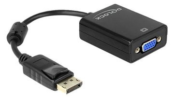 Delock Adapter Displayport male > VGA 15 pin female - VGA-Adapter - DisplayPort (M) von LumaTech