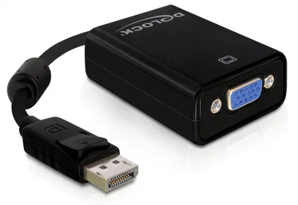 Delock Adapter Displayport male > VGA 15 pin female - VGA-Adapter - DisplayPort (M), Ansicht 3