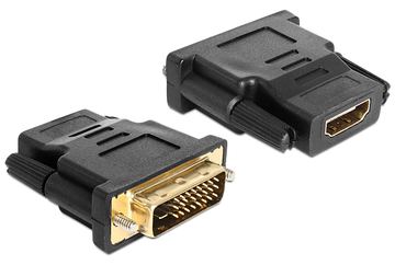 Delock Adapter DVI 24+1 pin male > HDMI female - Videoanschluß - DVI-D (M) von LumaTech