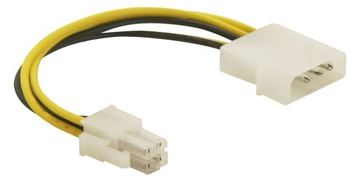 Delock Adapter für Power Connector - 4 PIN ATX12V (M) von LumaTech
