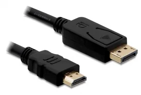 Delock Adapterkabel - DisplayPort männlich zu HDMI männlich, Ansicht 2