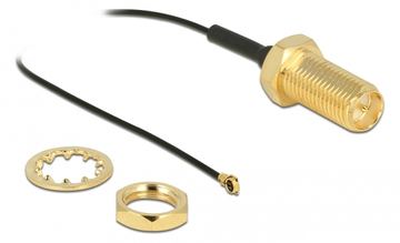 Delock Antennenkabel - RP-SMA (R) zu MHF4 (S) von LumaTech