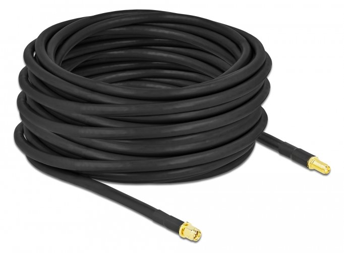 Delock Antennenverlängerungskabel - SMA Stecker zu SMA weiblich von LumaTech