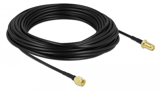Delock Antennenverlängerungskabel - SMA Stecker zu SMA weiblich von LumaTech